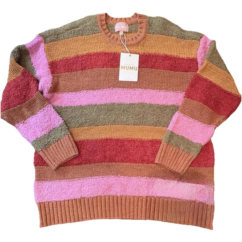 Show Me Your Mumu Chilly Sweater In Hutch Multi Size Small NWT